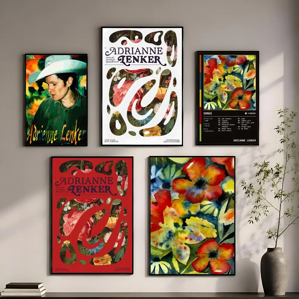 Adrianne Lenker - Songs Album Poster Perfect Sticker Self Adhesive for Office Home Theater Wall Art Decor Fancy Gift