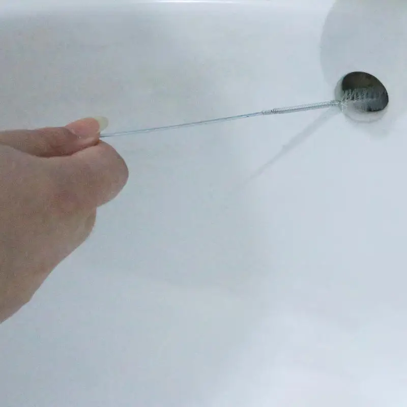 Kühlschrank-Abflussreiniger Lange Flexible Kühlschrank-Reinigungsbürste Wasserreinigungswerkzeug Spiralbürste