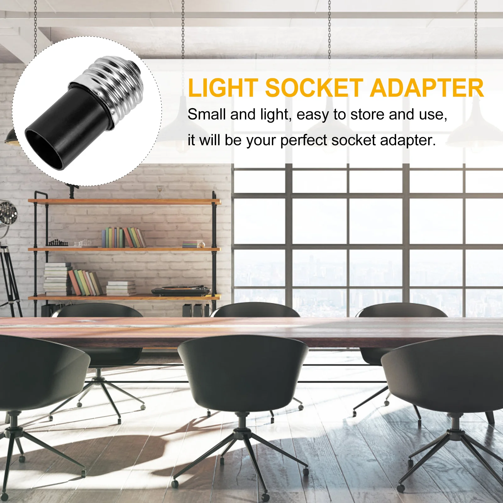 6 قطعة حامل مصباح التحويل E27 إلى E12 محول مقبس الإضاءة الحديد النيكل مطلي Pbt آمن صالح قاعدة لمبة مقاومة للتآكل