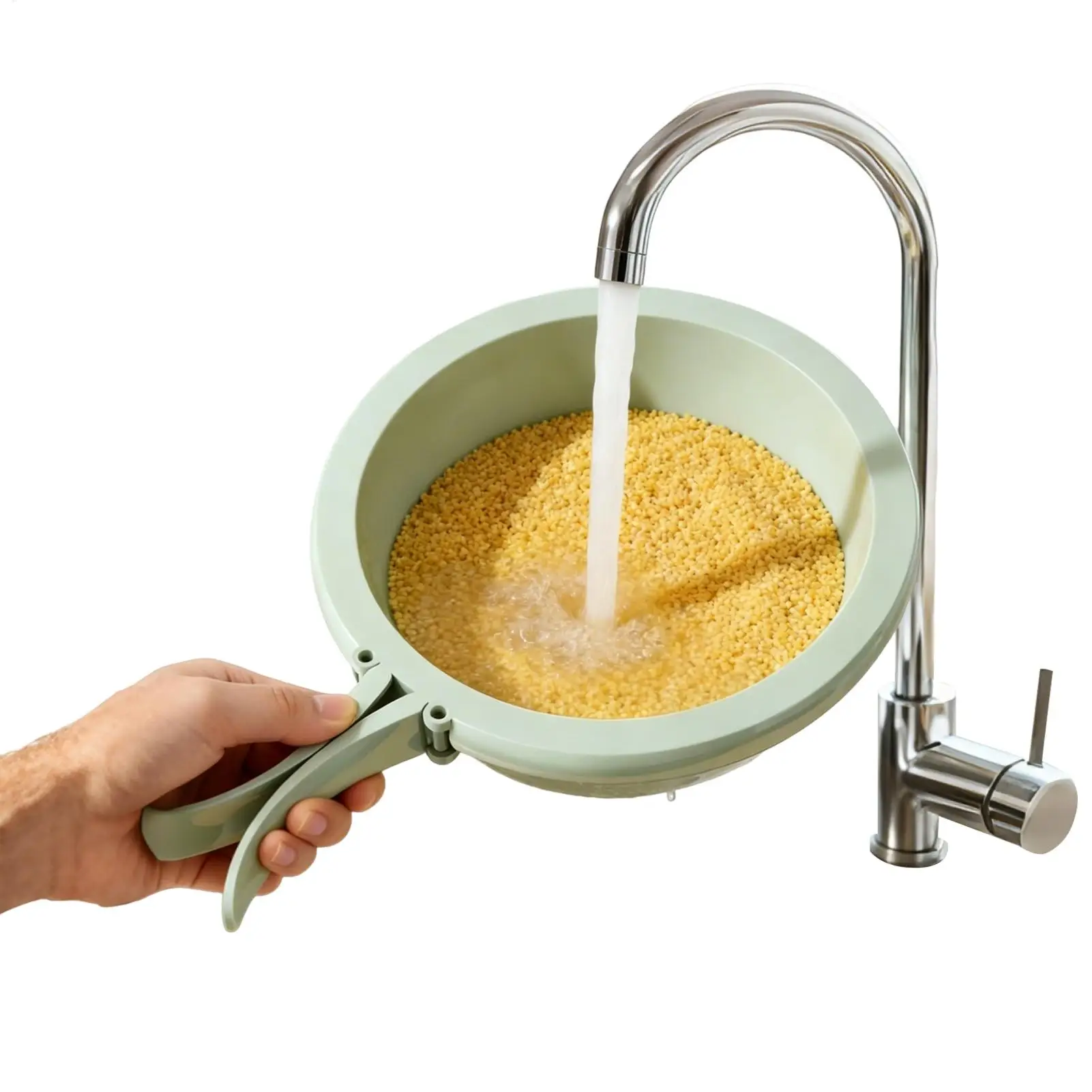 

Fruit washing bowl cleaning basket Double-layer drain basket with lid Multifunctional Strainer container for Kitchen Salad Berry
