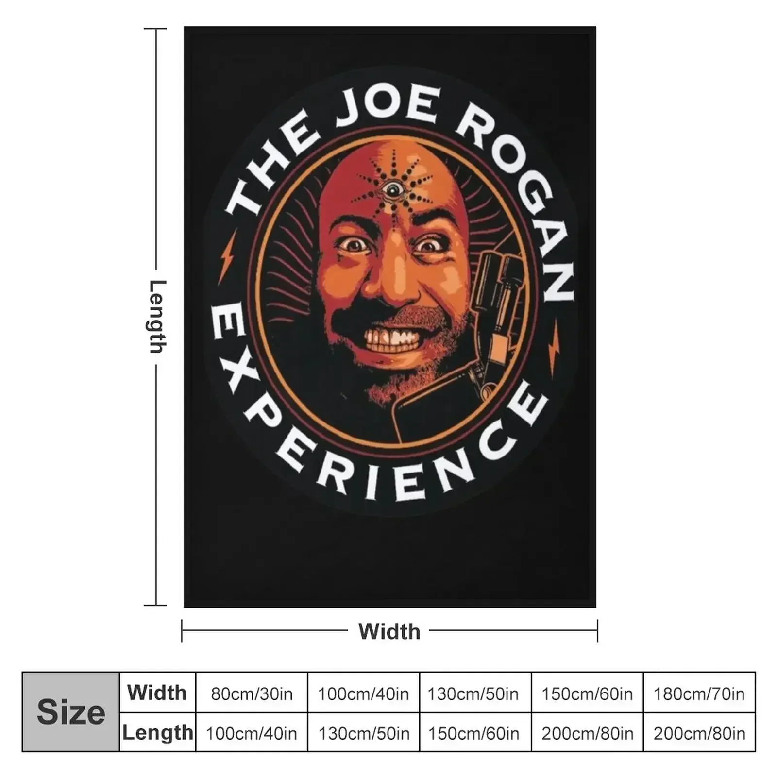 JRE Joe Rogan Experience Podcast Logo Classic . Throw Blanket Vintage decorative Flannel Fabric Thin Blankets
