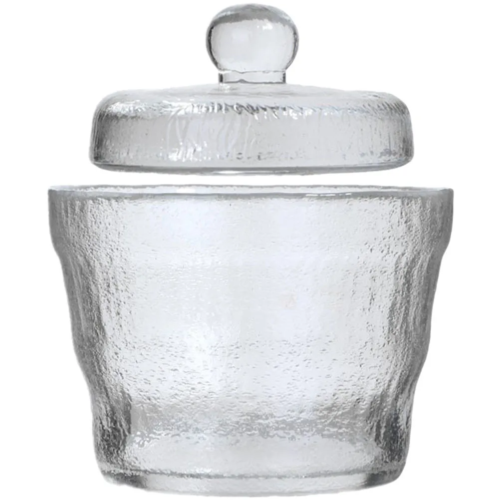 

1Set Clear Glass Pickle Jar Large Opening Sealed Fermenting Container Heavy Duty Airtight Storage for Kimchi Sauerkraut