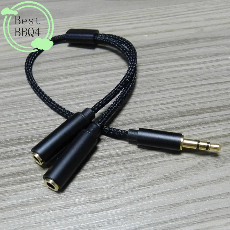 (BBQ4)AUX ケーブル ジャック 3.5MM オーディ - Audio Splitter Y のレビューと価格