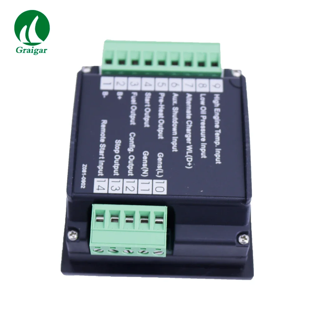 Smartgen HGM180HC Auto Start Control Panel Engine & Generator Controller with Run Hour LCD Display Rubber Material