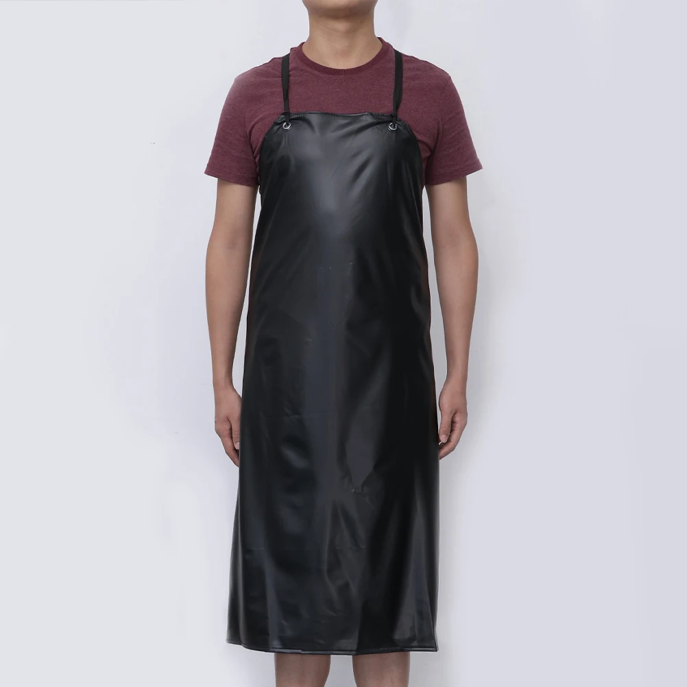 

2PCS Waterproof Industrial Apron PVC Apron for Commercial Kitchen Cleaning Carpentry Industrial Workshop Uniform