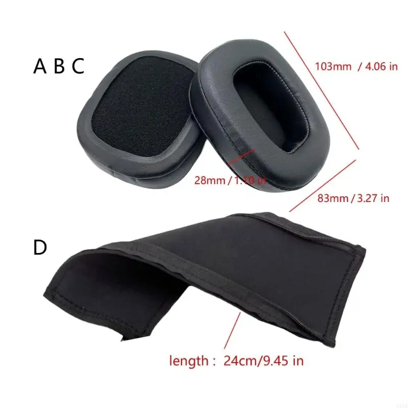  Comfortable Earpads Headband Cushion for H510 H520 H710 Headphone Replace - view 6