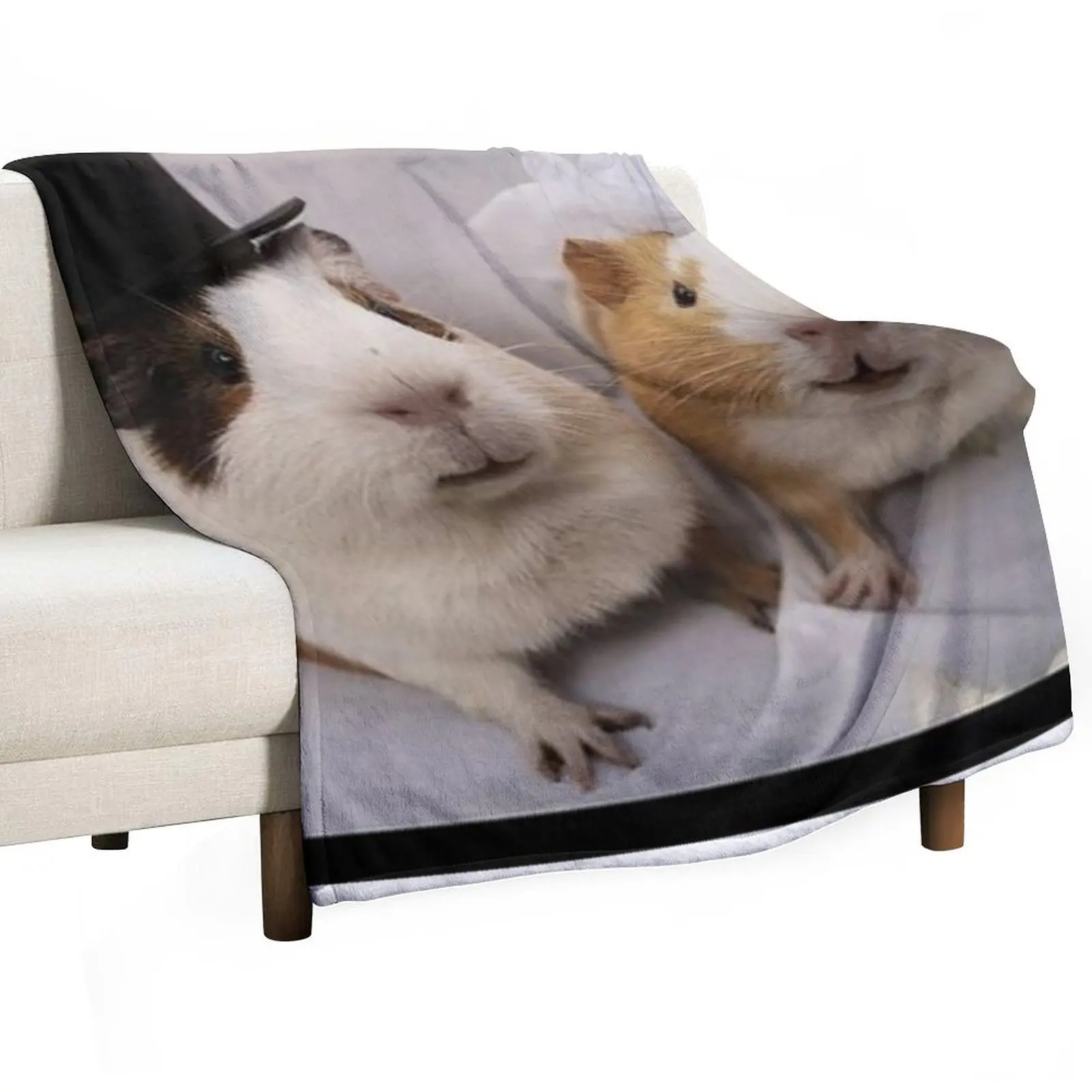 Guinea Pig a?? Cavy Collection a?? Model 21 Throw Blanket cosplay anime Luxury Flannel Fabric Luxury Brand Travel Blankets