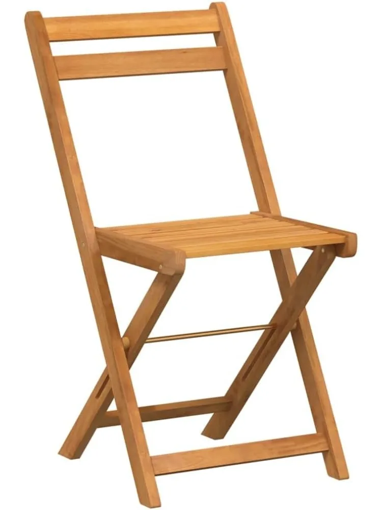 Sedie da bistrot pieghevoli 8 pezzi in legno massello di acacia mobili da esterno sala da pranzo balcone sedie da bistrot per studio sulla spiaggia terrazza cortile