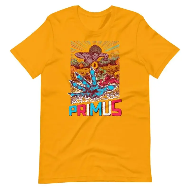 Primus Concert Post Vinyl Cover Art T Shirt