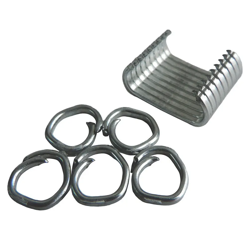 For Heavy-Duty Galvanized C Type Rings 2500PCS Compatible with Standard C Ring Pliers for Wire Mesh Fencing and Packaging Needs