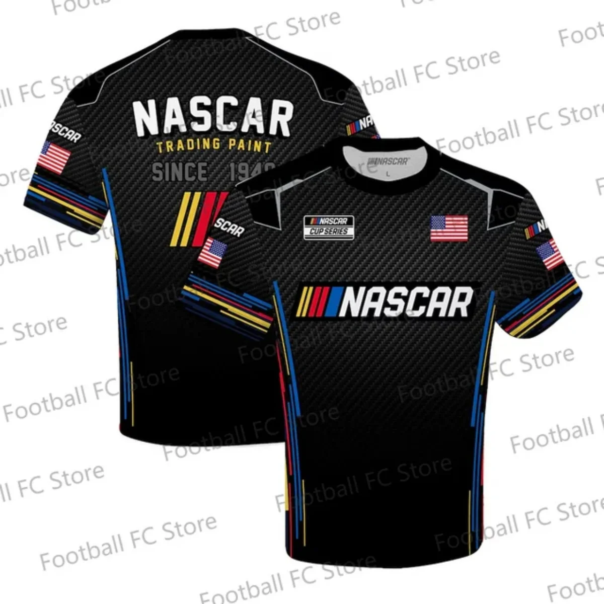 2024-2025 New Arrival Checkered Flag Sports Uniform T-Shirt For Adult/Kids Tops