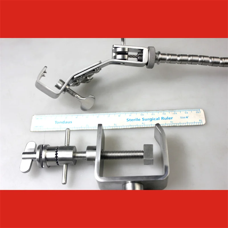 JZ medical bedside frame connector snake retractor soft shaft rocker brain pressure plate fixation neurosurgical instrument