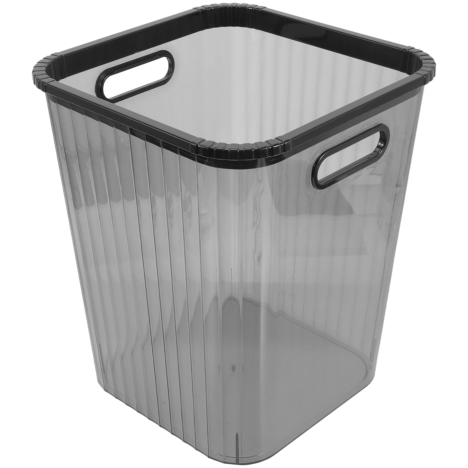 

Clear Multi-Functional Plastic Trash Can Large Capacity Bedroom Garbage Bin For Home Office Storage Organizer Modern Design