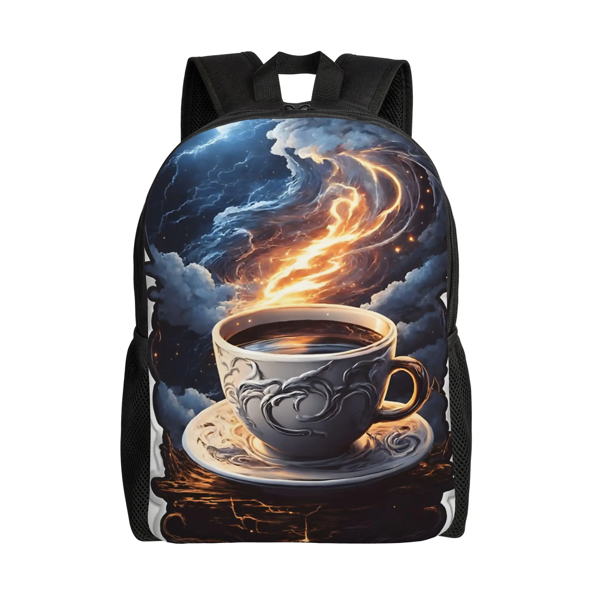

Рюкзак Trippy Landscape Coffee VIII, модный, стильный, эстетичный, вместительный школьный рюкзак для подростков