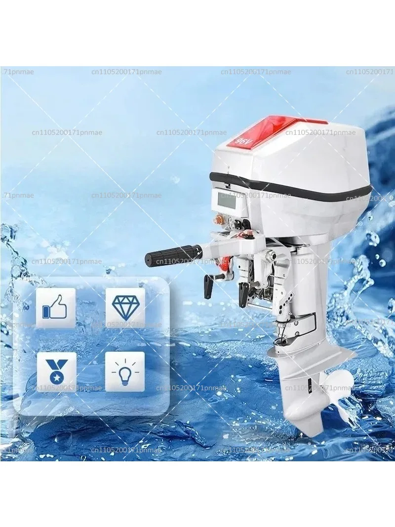 12/48V 800/1000W Electric Outboard Motor Propeller for Rubber Boat Kayak Hanging Paddle