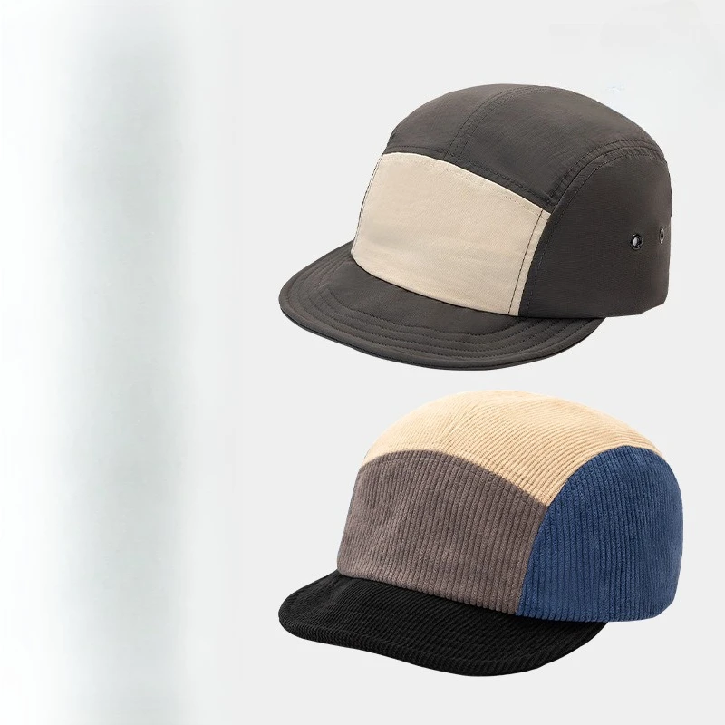 

Leisure sports five-piece baseball cap aluminum wire short brim switches to autumn and winter new trendy five-piece baseball cap