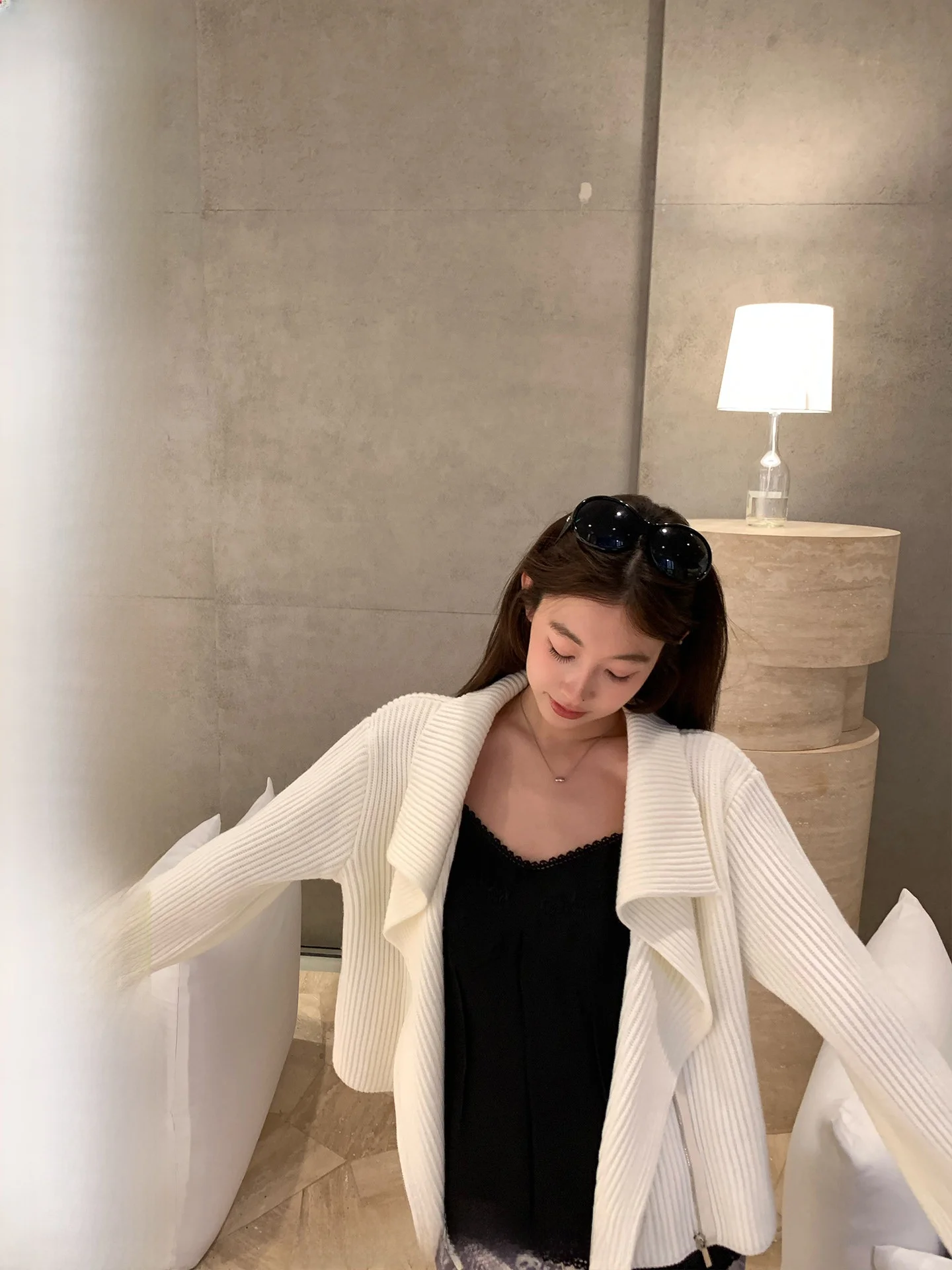 

Ranwear Saint: Модный осенний кардиган-свитер с необычным воротником, свободного кроя, утепленный, в стиле Diary Design Sensation