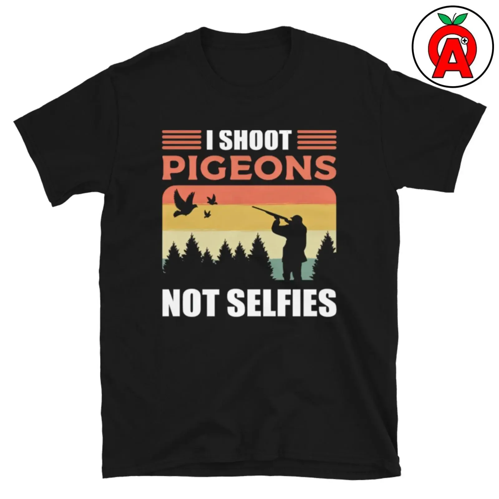 I Shoot Pigeons Not Selfies Clay Pigeon Skeet Trap and Shooting T Shirt vintage Washed Unisex designer clothes