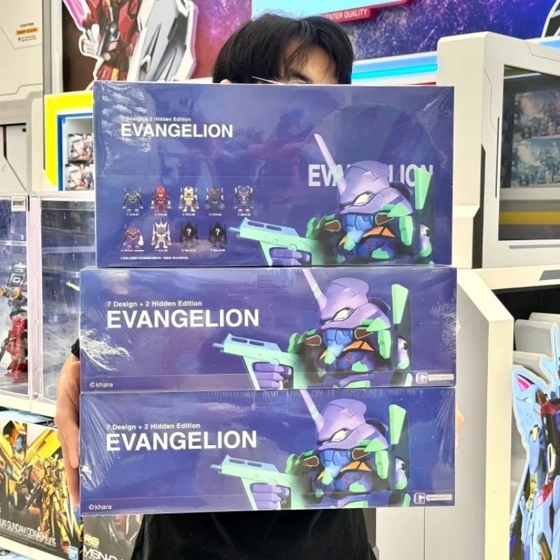 

New Hot Sale Genuine Bandai EVA New Century EVA Blind Box Trendy Eva Unit-01 Q Edition Toys Friends Festvial Gifts