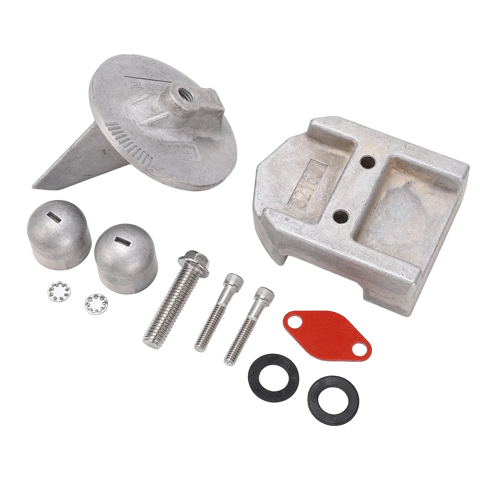 

Boat Aluminum Anode Kit – Marine Anode Set, Compatible with MerCruiser MR & Alpha One 1984-1991, Anti-Corrosion Marine Accessory