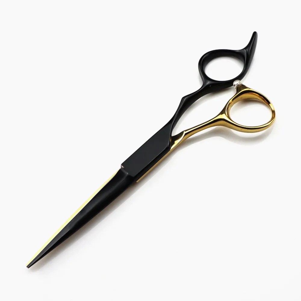 Professional JP 440c steel 6 '' Upscale Gold cut hair scissors haircut thinning barber tools cutting shears hairdresser scissors