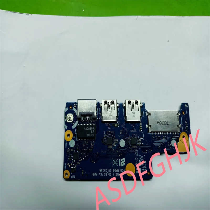 

Used FOR Dell Vostro 14 5471 USB Card Reader Ethernet Port Board W/ Cable 35KPW 035KPW ARMANI14 IO BOARD free shipping.OK