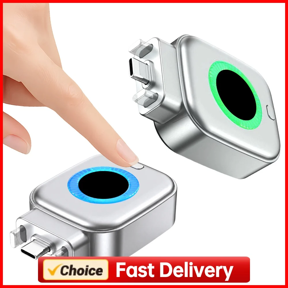 140W Type-C Fast Charging Data Cable Separator Anti-Overcharge Smart Power-Off Charger Adapter for Home Office & Outdoor Travel