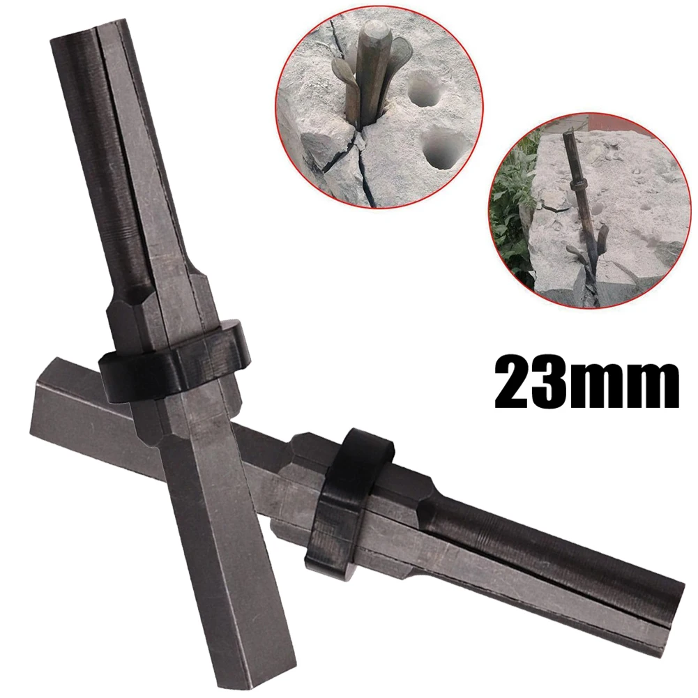 5/3/2/1Pcs 12-30mm Wedge And Feather Shims Heavy Duty Stone Splitting Tools For Concrete Rock Stone Splitter Marble Hand Tool