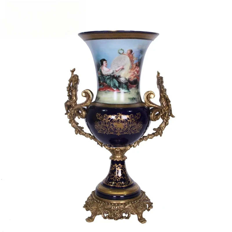 Cabinet table decorative items ornament flower arrangement ornament exquisite vase home decoration