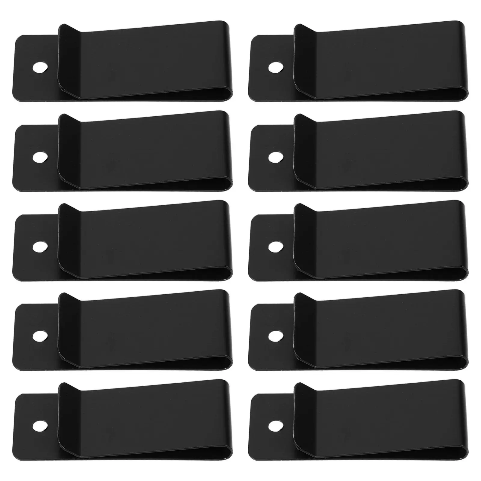 10Pcs Manganese Steel Metal Belt Clip Phone Key Ring Holder Travel Luggage Replacement Parts Belt Clamp Luggage Straps Bungees