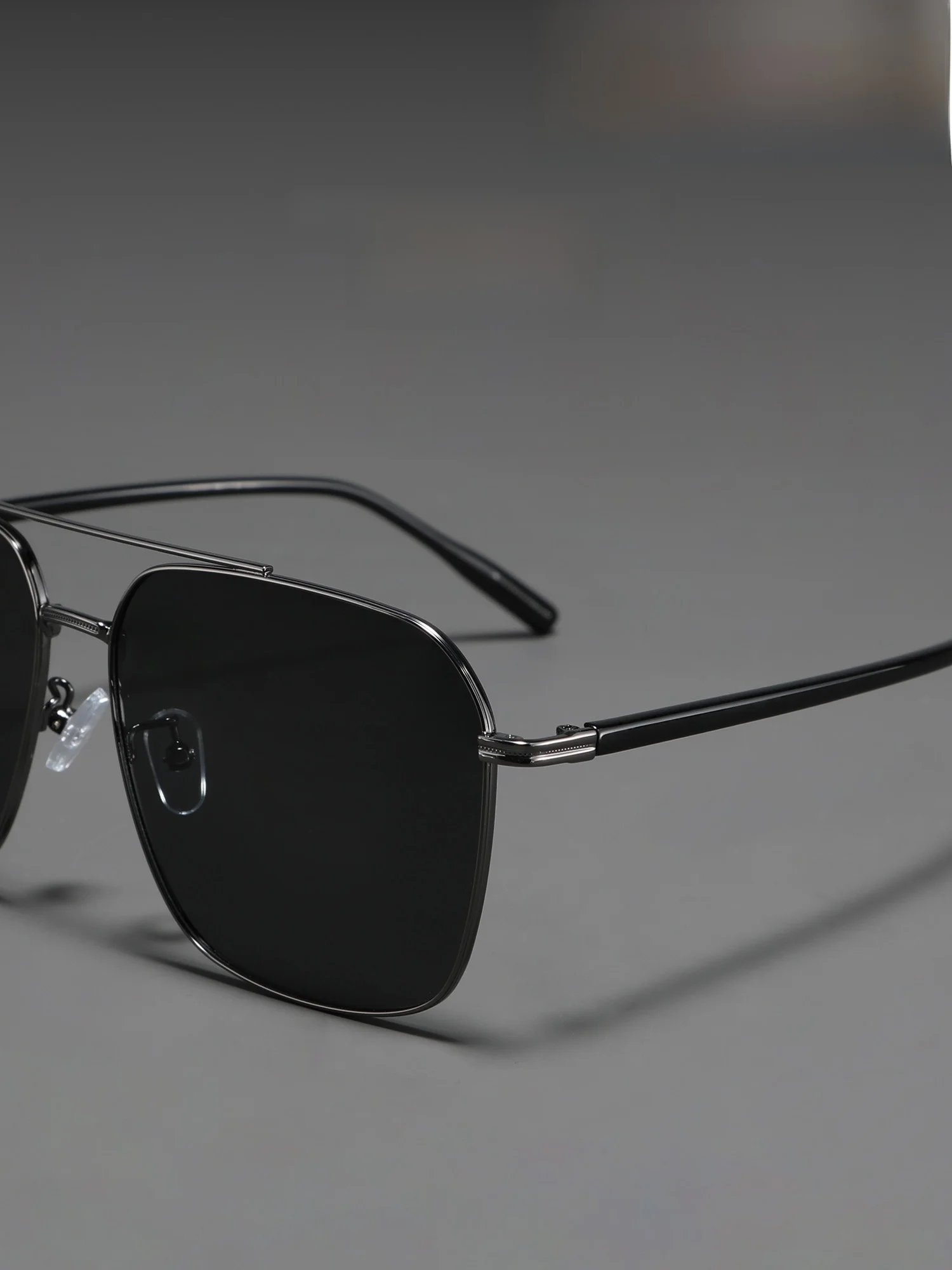 レトロダブルビームメンズサングラス-uv保護-釣り専用-運転用-近視用-度付きサングラス-ファッションスポーツスタイル