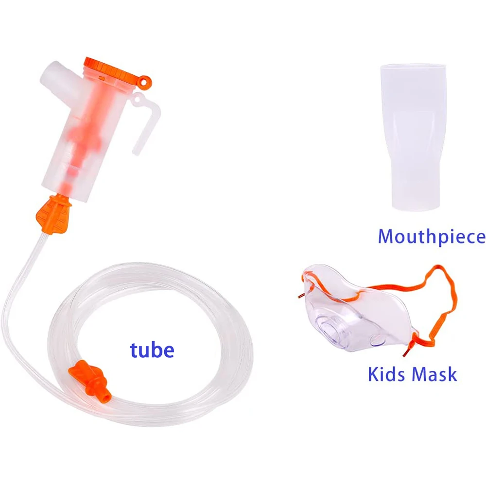 Disposable Nebulizer Mask, Full Set of Replacement Kits with Mask and Mouthpiece, for Home Use and Travel