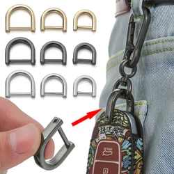 3 Size Metal Detachable Open Screw Dee D Ring Buckle Shackle Clasp for Leather Craft Bag Strap Belt Handle Shoulder Webbing Diy