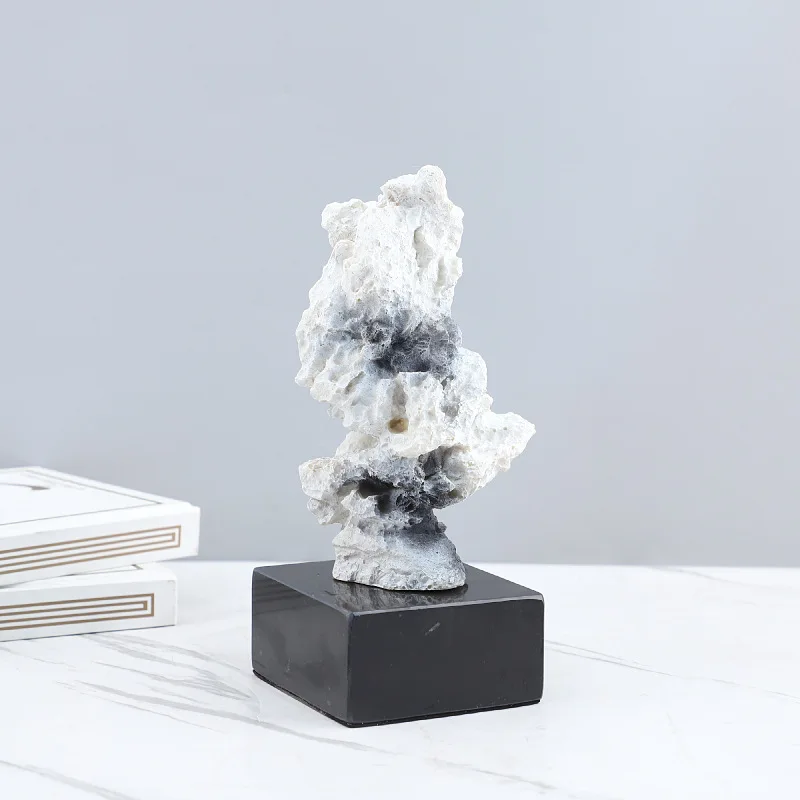 European Creative Abstract Resin Rockery Sculpture Art Decoration Living Room Bedroom Study Soft Home Accessories