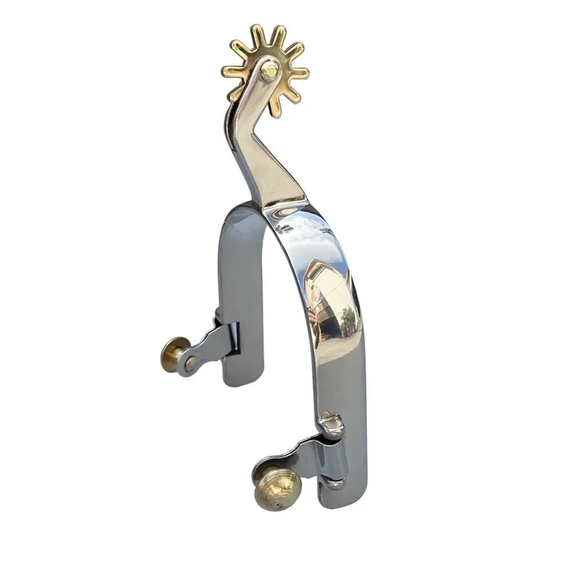 New stainless steel spur equipment knight equestrian supplies harness western gear spur