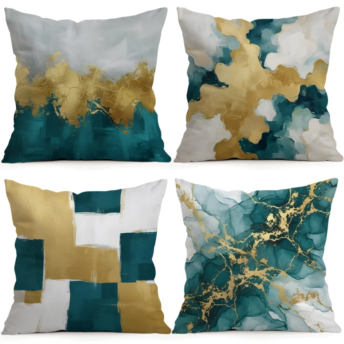 Modern Abstract Painting Pillowcase Printed Polyester 40/45/50cm Throw Pillowcover Decorative Sofa Cushion Pillowslip Home Decor