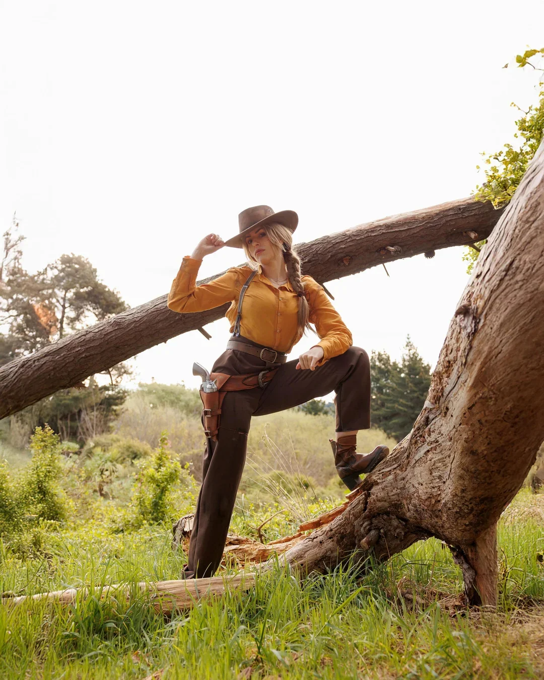 العرف سادي أدلر تأثيري حلي لعبة سادي الأصفر قميص السراويل دعوى النساء راعية البقر هالوين الزي