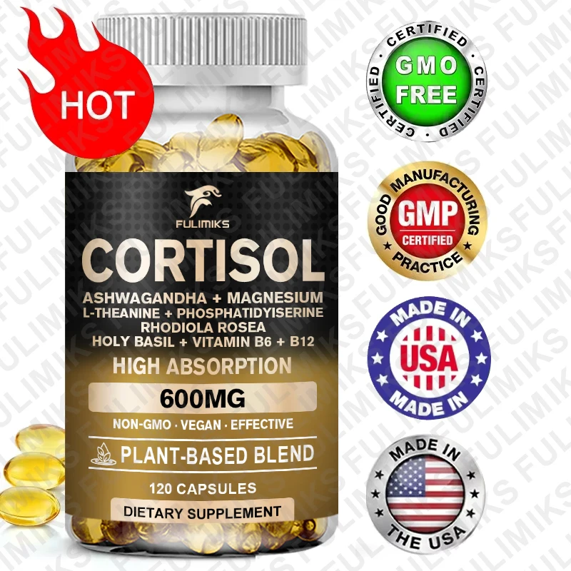 

Добавка Cortisol, Святой Базилик | Ашвагарха | Родиола | L-теанановый, баланс гормонов на растительной основе — поддержка настроения, фокуса и сна