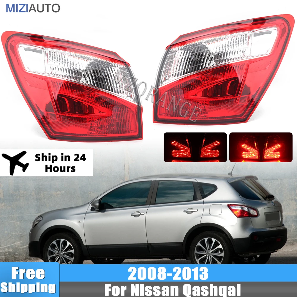 

Rear Tail Lights For Nissan Qashqai 2008 2009 2010 2011 2012 2013 EU Version Tail Lights Outer Brake Stop Lamp Accessories