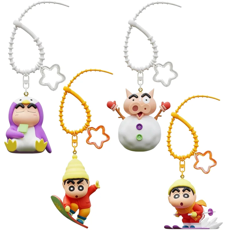 Neuer Crayon Shin-chan Nohara Shinnosuke Buriburizaemon Cartoon Niedlicher Schlüsselanhänger Animations-Zubehör Kreativer Anhänger – Detail 6