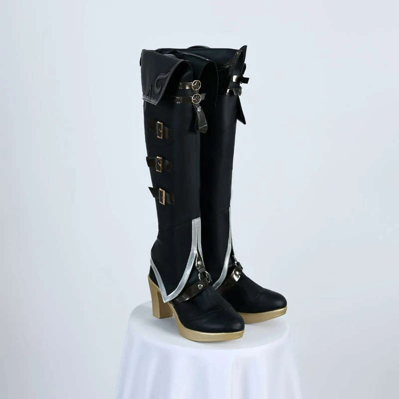 Honkai Star Rail Feixiao COS Sapatos Novo design de couro macio Cosplay Cosplayers Sapatos para menina menino sapatos de couro PU