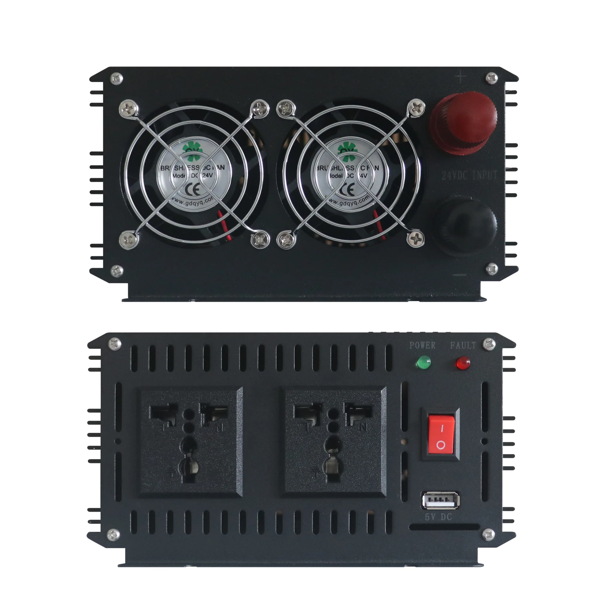 2000W Modified Sine Wave Inverter, High Conversion Efficiency, Easy to Install, 110V/220V, Dual Use for Car & Home
