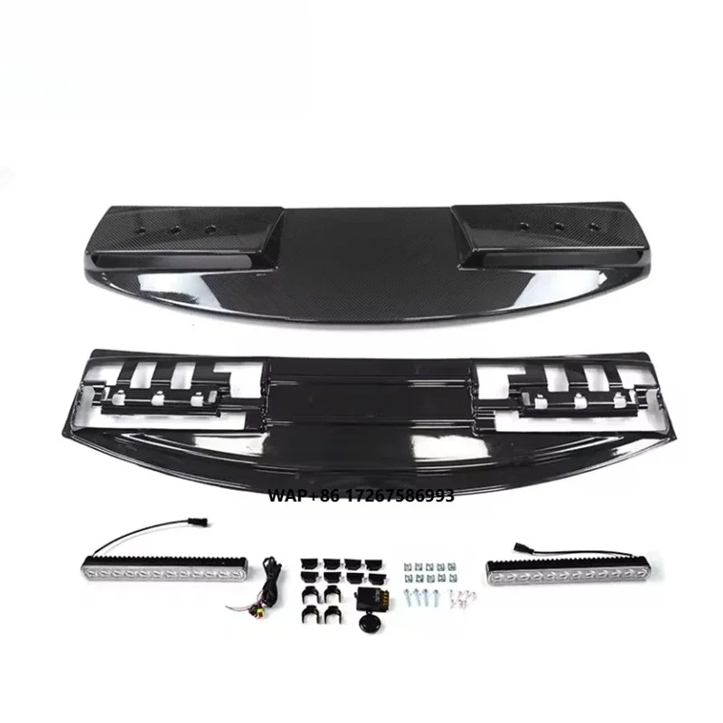 

Car Accessories Front Roof Light DRY Carbon Fiber for New RR Defender 110/90/130 With Two Light 2020-2022