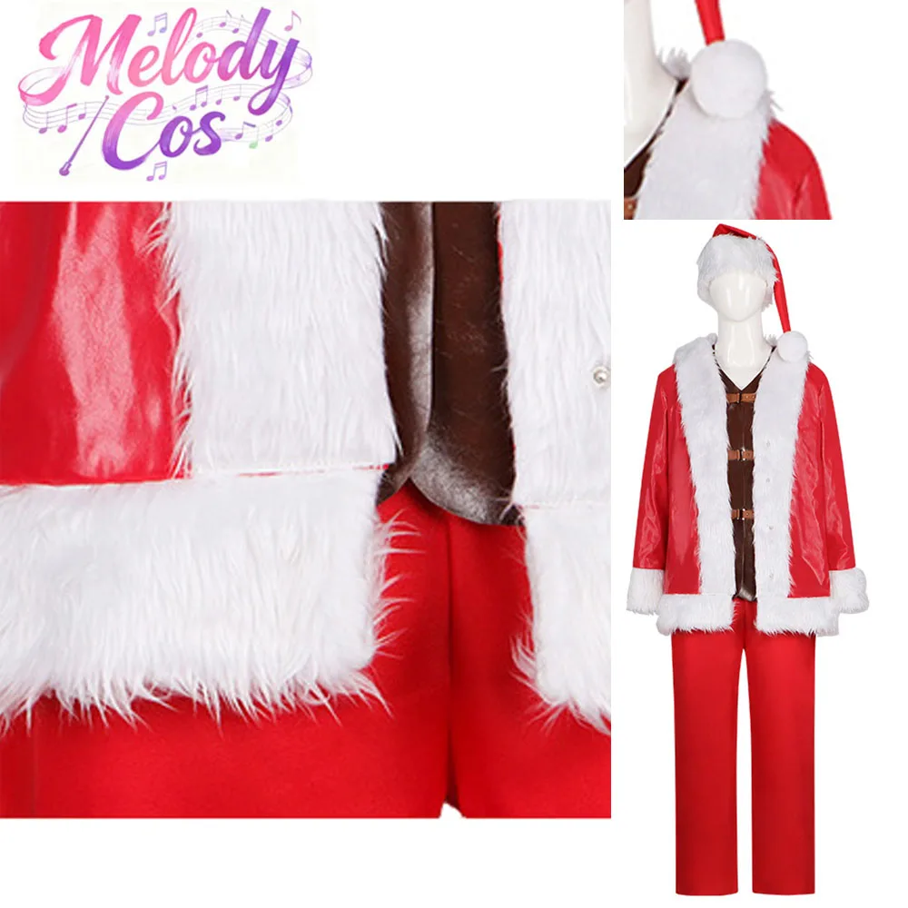 Nick Cosplay Costume Fantasia Movie Night Disguise Adult Vest Coat Hat Pants Gloves Set for Halloween Carnival Christmas Party