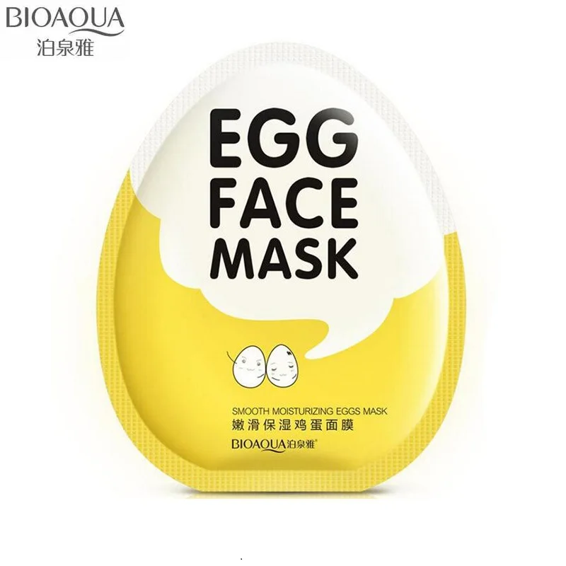 Bioaqua masker wajah pelembab, lembar Masker Pengencang wajah, Pengontrol Minyak pencerah kulit perawatan wajah 10 buah Set