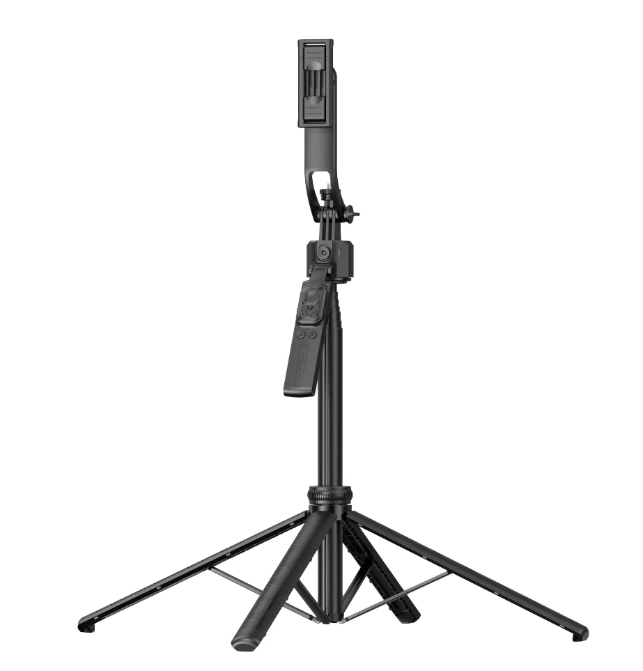 

Q515TK 1.8M Gimbal Stabilizer with Auto Face Tracking & Flash Light 360 Rotation & Smart AI for Phone Selfie Stick Tripod Stand