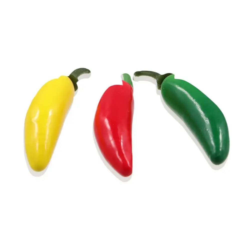 

10 PCS Party Plastic Simulation Home Artificial Pepper Decoration Simulation Chili Fake Vegetables