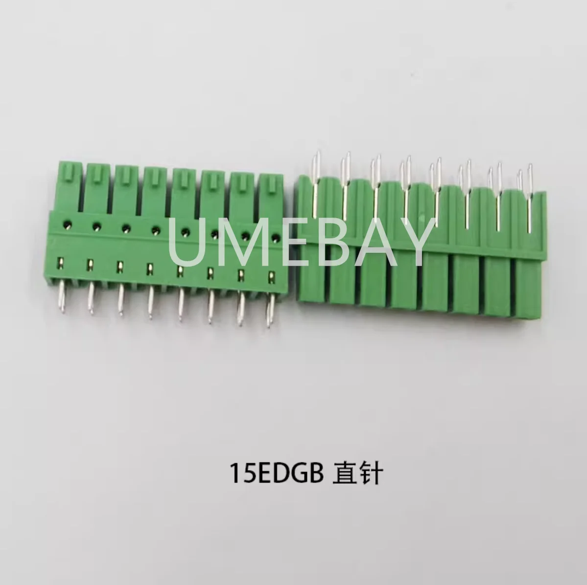 5pcs / 15EDGA KF2EDGA/KF2EDGB 3.5mm plug-in PCB wiring terminal 2P3P4P5P6P7P8P straight bent pin