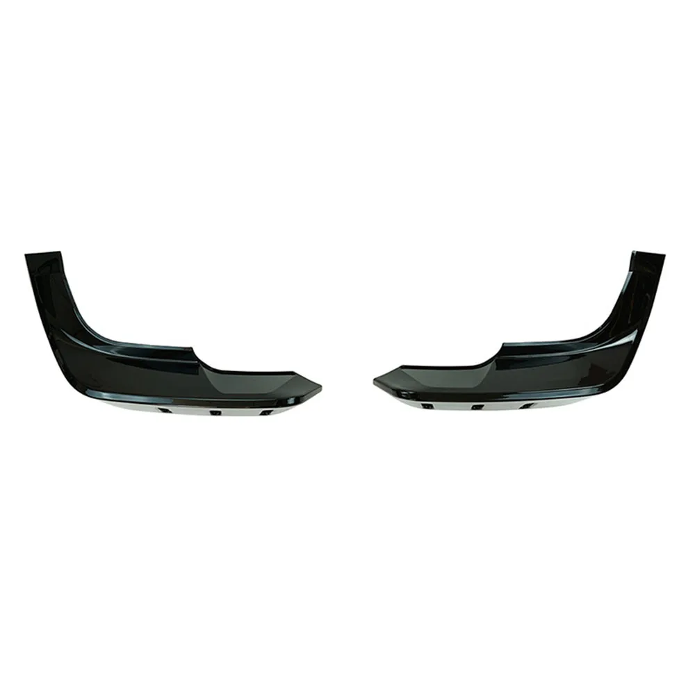 Car Modification Front Spillter Gloss Black For Land Rover Defender 90 110 130 2020-2024 Front Bumper Air Deflector Lip Spoiler