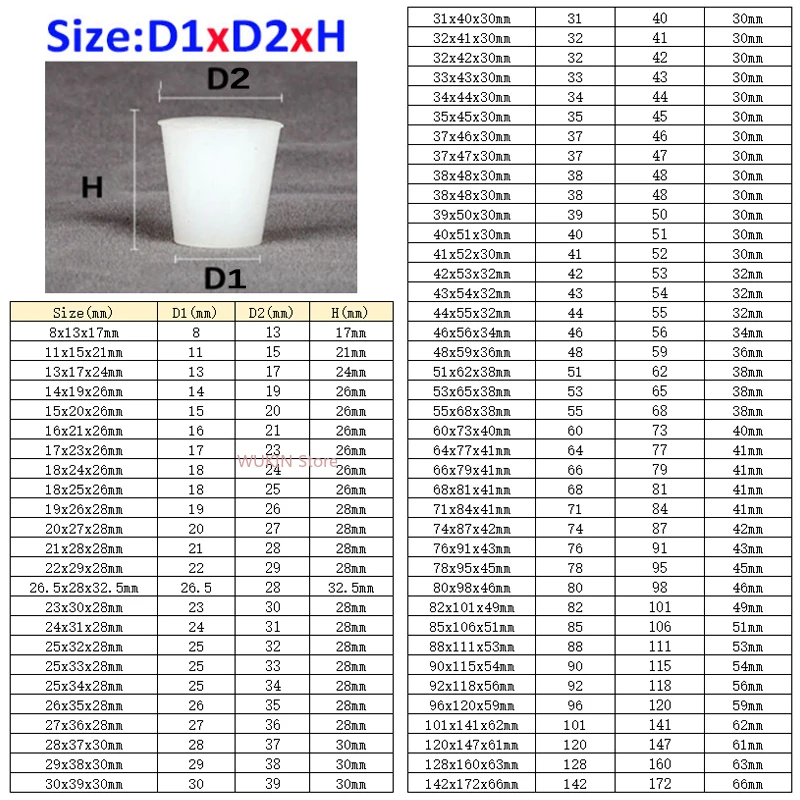 Conical Silicone Stopper Solid Silicone Rubber Plug High Temp Sealing plug floor drain water tank and sewer blockage hole